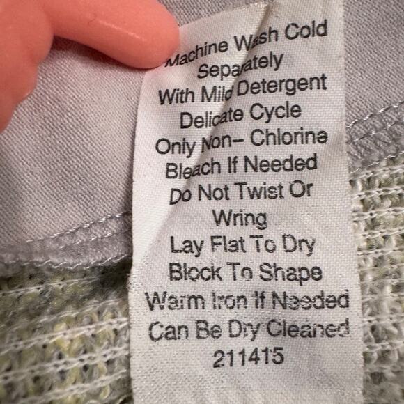 CAbi One Fine Day blazer Lemon Zest light yellow & gray tweed  Boulce  Sz 4 - Picture 11 of 11